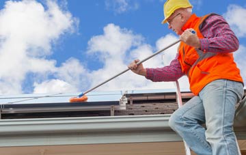 Abercanaid soft wash roof cleaning